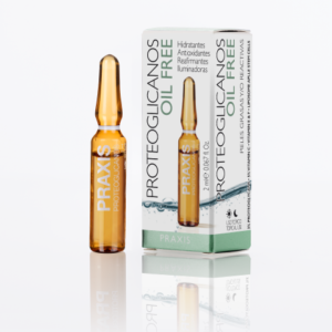 Veido ampulės Praxis Oil Free Proteoglicanos, 2 ml